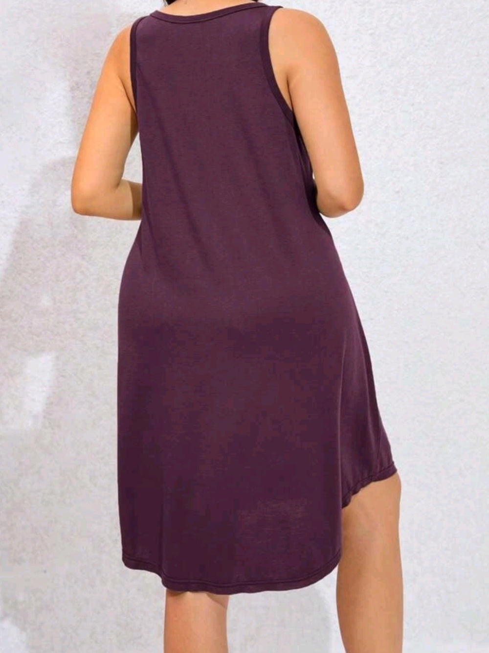 #3896 Solid Tank Dress